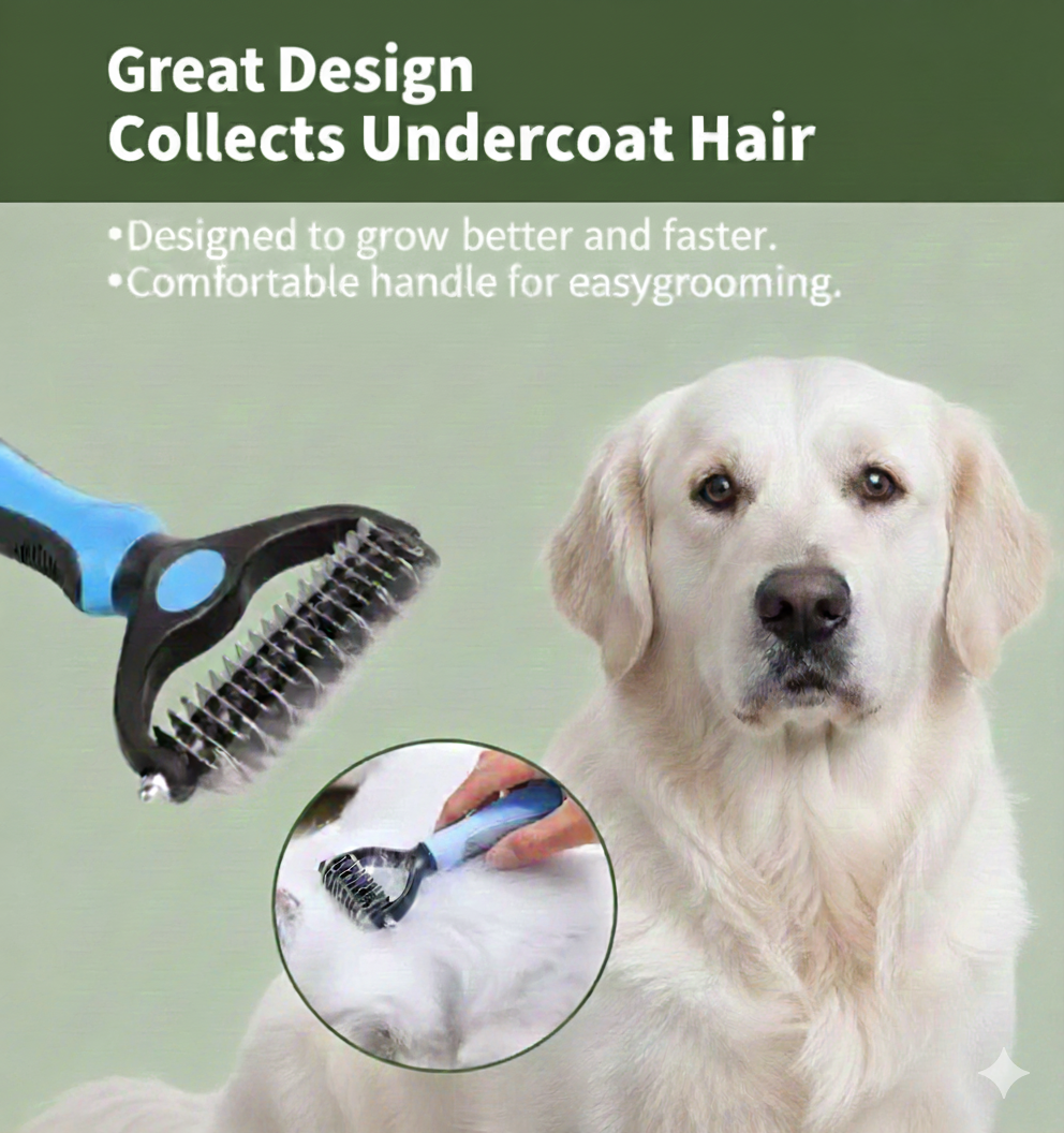 CleanPaws Self-Cleaning Shedding Brush